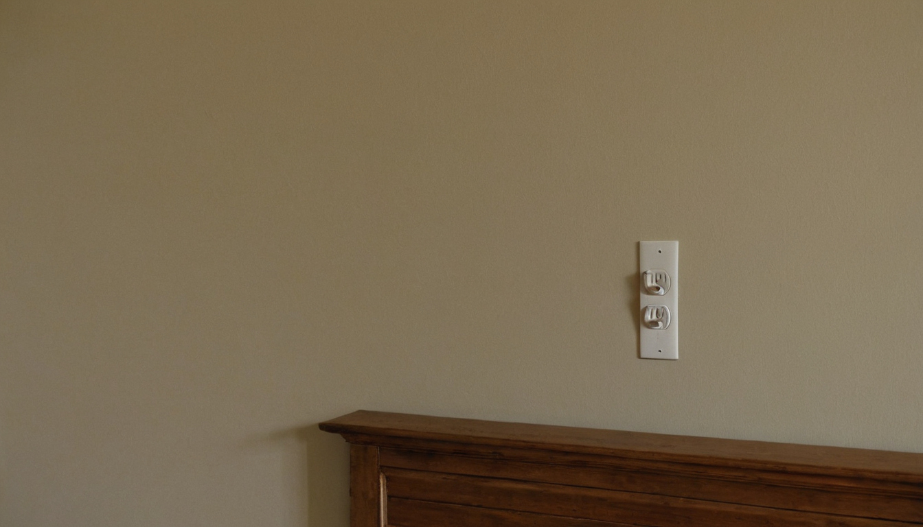 What should you check before attaching bedroom wall decor editorial visual