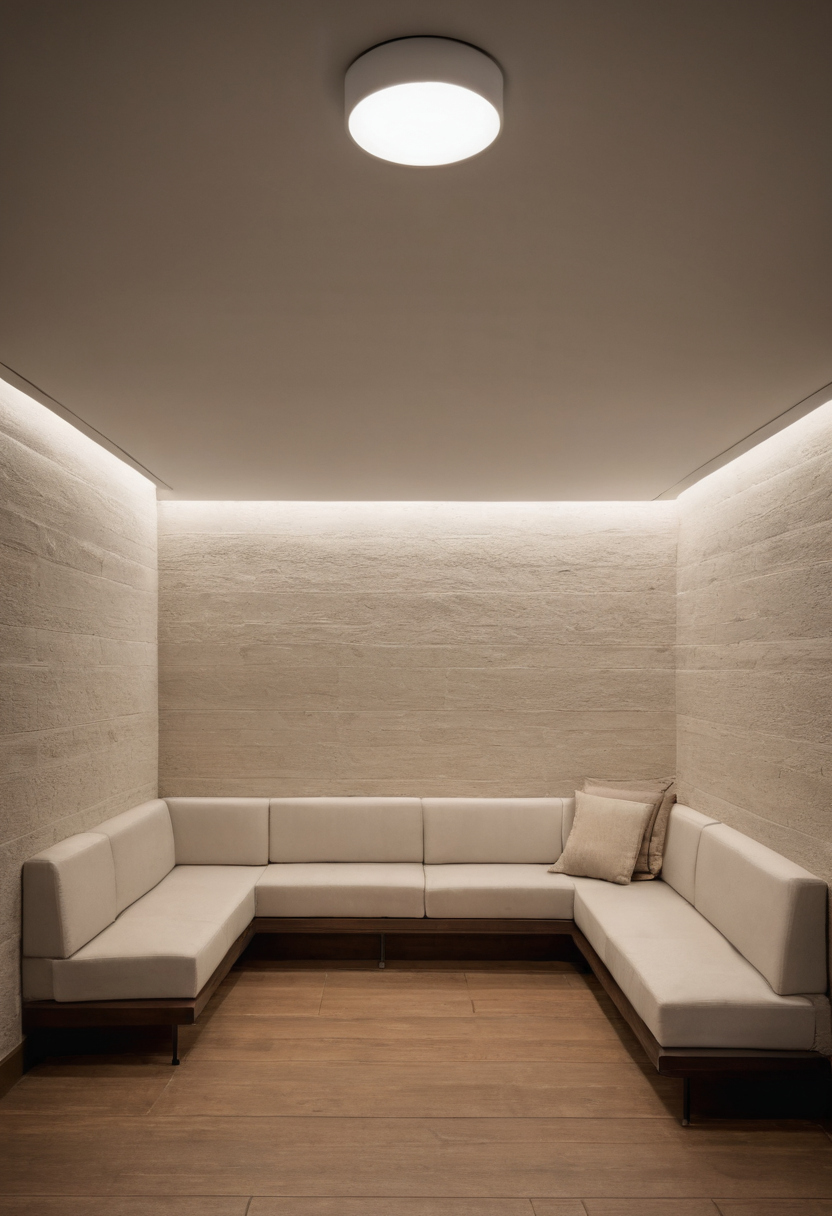 Installed quantity, spare stock, pack rounding, and excess must be calculated separately interior planning detail