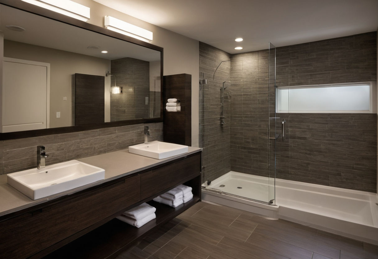 Receiving, installation, styling, and punch-list work require separate assignments shown in a luxury residential interior